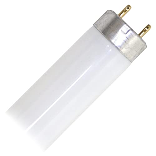 Sylvania 18" T8 Preheat Fluorescent Linear Tube Lamp, 15W, Premium Cool White Phosphor, 4100K, 70 CRI - 1 Pack (21603)