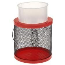 Hi Tech Red Large Round Cricket Basket
