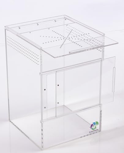 EctoTherm Jumping Spider Enclosure - for Habitat, Terrarium Kit and Arboreal Tarantula Enclosure - size: Medium