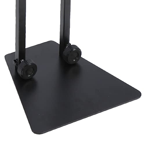 Tyenaza Reptile Lamp Stand Multipurpose Double Hook Adjustable Terrarium Metal Light Stand for Reptile Terrarium Tank