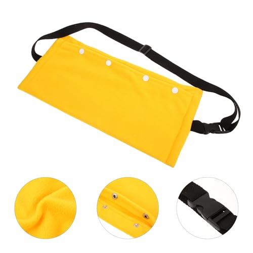 VILLCASE Portable Reptile Carrier Bag Adjustable Sling Small Pet Shoulder Bag for Lizards Guinea Pigs Outdoor Travel Yellow