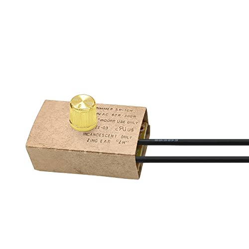 Table Lamp LED Dimmer Switch Kit Zing Ear ZE-03 300W Inline Rotary LED Dimmer Switch with 4 Knobs - style: ZE-03