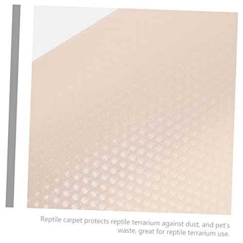 Toyvian Reptile Carpet Terrarium Liner Eva Mat for Bearded Dragon Lizard Tortoise Snake Leopard Gecko Comfortable Substrate