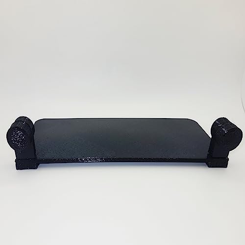 stroodies Lotl Lounge Ledge | Aquarium-Safe Magnetic Ledge for Axolotls & Aquarium Pets | Black - color: Black