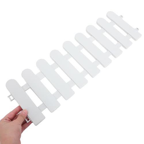 Kisangel 4pcs Tortoise Enclosure Fence Panel, Plastic Pet Fence Barrier for Small Animals Guinea Pigs Reptiles Outdoor Garden Backyard Set