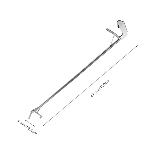 Stainless Steel Snake Grabber Tool Folding Snake Tongs Lock Safe and Practical for Garden and Outdoor Use