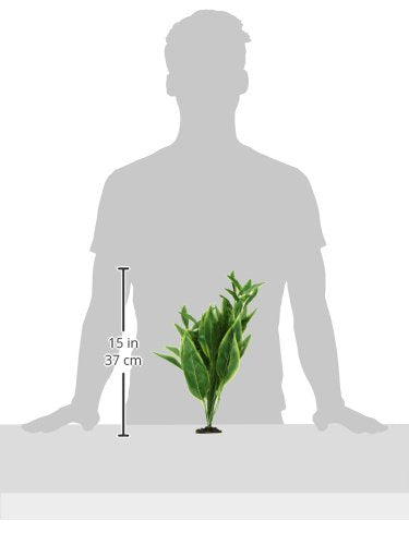 Marina Naturals, Green Dracena Silk Plant, Large Fish Tank Decoration, PP96 - size: Large