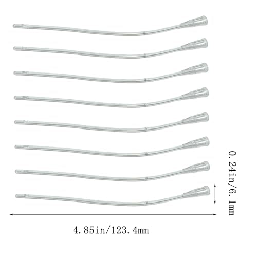 8Pcs Pet Bird Parrot Milk Syringe Set, Bird Hand Feeding Syringe with Soft Tubes for Pets - 10ml - size: 10ml