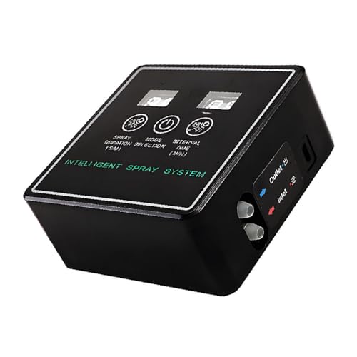 Reptile Fogger Smart Spray System with Touchscreen Controller, Automatic Reptile with Timer, Low Noise 360° Adjustable Misting Nozzles for Terrariums, Amphibians, Lizards, (5m 2 Nozzles) - size: 5m 2 Nozzles
