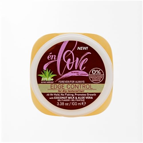N Love Forever For Always Edge Control Hair Gel With Natural Coconut Milk, Pure Aloe Vera And Argan Oil | 48 Hours Extra Hold Po