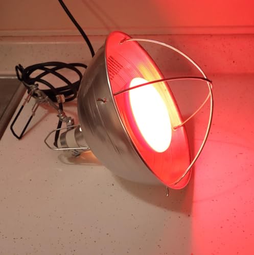 275W Near Infrared Red Heat Lamp Blub, Glodjossy Infrared Light Blub, E26 Socket, 120V - color: Red