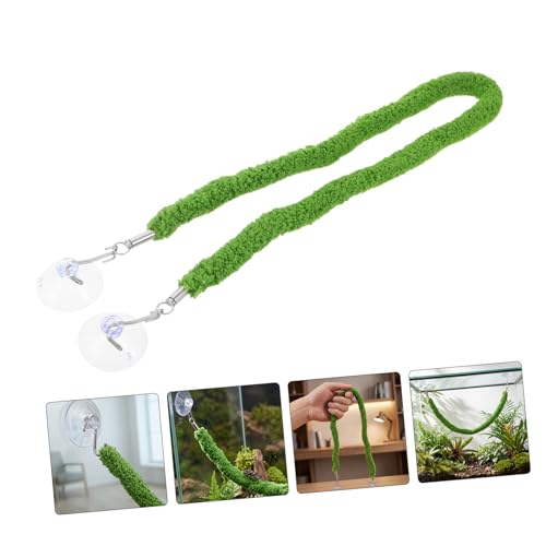 Reptile Climbing Vine Rope 50cm Flexible Artificial Vine for Terrarium Habitat Decor Jungle Scenery Climbing Accessory for Snakes and Lizards