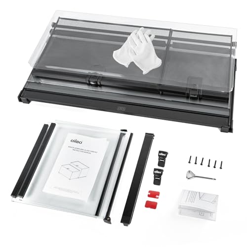 20 Gallon Reptile Tank, 30" x 12"x 12" Glass Terrarium Top Feeding & Dual Sliding Door Screen Ventilation with Easy Clean PVC Tray for Reptile Snake Hamster Small Animals