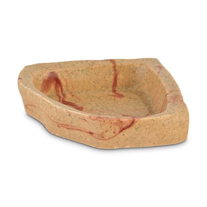 imagitarium by Petco Marbled Desert Corner Reptile Dish Medium