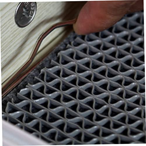 Happyyami Reptile Cage Carpet Pad Lizard Cage Carpet Terrarium Liner Mat Reptile Substrate Liner Washable Bedding - color: Light Grey