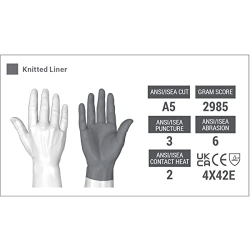 HexArmor Cut and Puncture Resistant Breathable Work Gloves | Chrome SLT ® Series 4074 - size: Small (Pack of 1)
