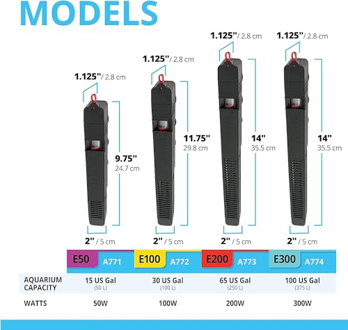Fluval E 100 Watt Electronic Heater - style: E100