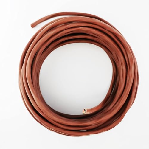 Thermostat Wire - Solid Copper 18 Gauge - CL2 - Power Circuit Cable (18/4Brown, 25ft) - color: 18/4Brown, size: 25ft