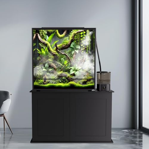 REPTI ZOO Smart WiFi Reptile Fogger with Timing, 4L Reptile Terrariums Humidifier, Fog Machine Mister for Chameleon Frog Turtle Gecko | Misting System Spray Kit for Amphibia, Plants | Linkage Control