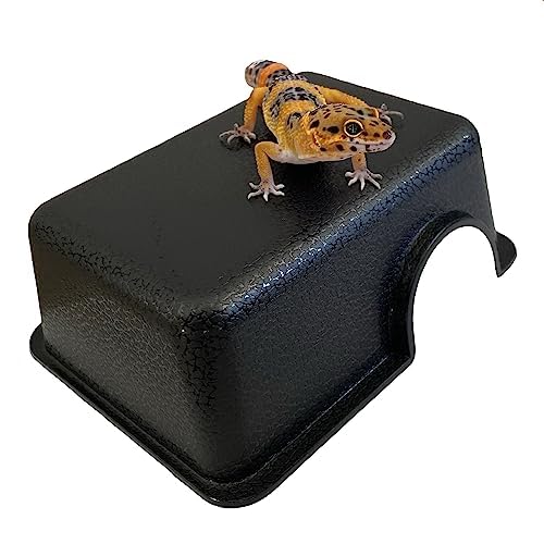 Reptile Hide Cave - Small Multipack (7X), Plastic Hideouts for Leopard Geckos, Snakes, Lizards & More - style: Small (7ct)