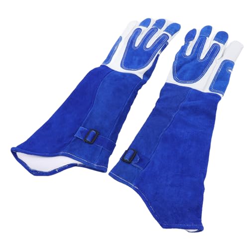 Animal Handling Gloves, Bite Protective Gloves, 23 Inch Extended Forearm Guard with Reinforced PU Palm for Veterinarians Zookeepers and Pet Owners, Multipurpose Anti Scratch
