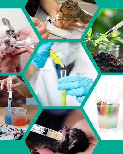JollyMate 30 Pack 10ml Oral Syringe for Liquids, 10cc Oral Syringes without Needle with Cap Individually Wrapped for Pet Feeding, Scientific Labs, Measuring Liquids, Oil & Glue Dispenser - style: 10ml