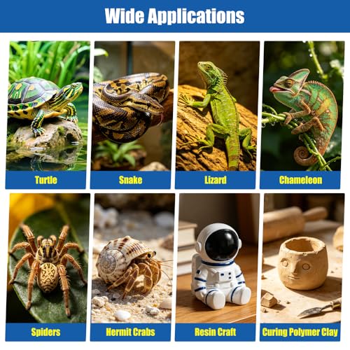 Reptile Heating Pad with 11 x 5.9 Inch Reptile Heat Mat with Rapid and Even Heating Reptile Heat Pad Under Tank Terrarium Heat Mat for Reptile Turtle Snake Lizard 14 Watt - size: 11" X 5.9"(14W)