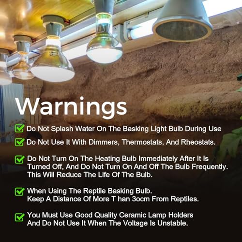Infrared Reptile Heat Bulb Lamp 75W, 2-in-1 Day & Night Combo, Infrared Heat Lamp & UVA Sunlight Heating Lamp for Reptile Terrariums - style: Day & Night Heat Lamp 75W