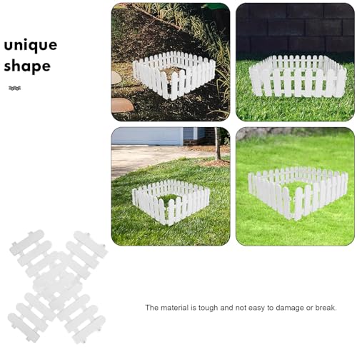 4pcs Outdoor Tortoise Enclosure Fence with Gate, Sturdy Plastic Pet Playpen for Safe Reptile Exercise and Grazing, Suitable for Backyard and Small Animals