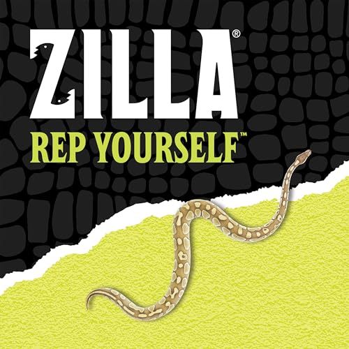 Zilla Reptile Comfort Bedding, Burrowing Reptile Paper Bedding for Skinks and Snakes, 24.6 Liters