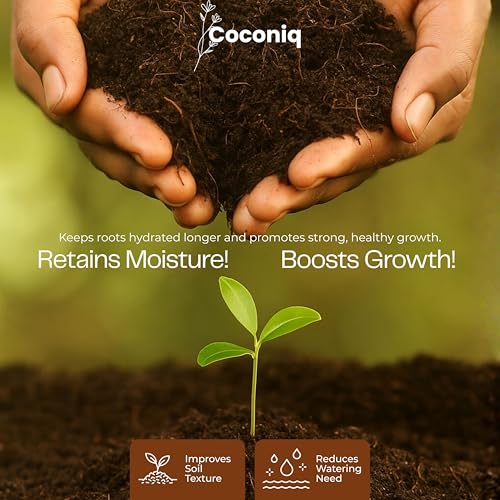 Coco Coir Block 10 Pounds - Large Compressed Coconut Fiber Brick for Potting, Gardening, Planting, Seed Starting, Indoor & Outdoor Plants - color: Block (10 lbs)