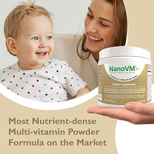 t/f, Dietary Supplement for Tube Feeding, Allergen-Free Kids Multivitamin, Unflavored Vitamin Powder with 14 Vitamins & 13 Minerals, Low-Carb Kids Vitamins, 275g - Solace Nutrition - style: Tubefeeding