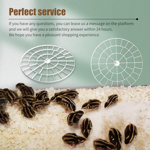 48 Slot Small Egg Turner Trays Compatible with Nurture Right 360 Incubator Turner Tray for Small (Quail/Bird), Egg Rotating Tray -Egg Turning Rack Easy Use