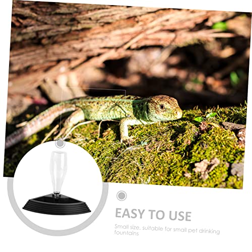 Mipcase Indoor Water Fountains for Reptiles Pet Drinking Bowl Safe No Leak Design