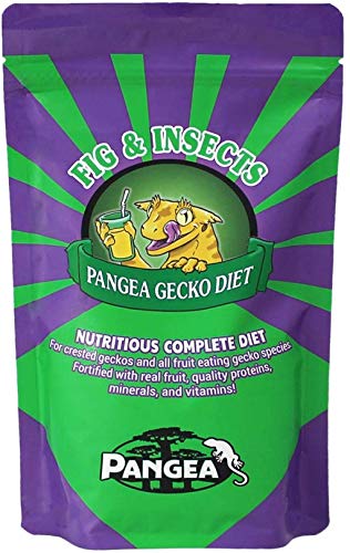 Pangea Gecko Diet with Fig & Insects™ 8 oz (1/2 lbs) - size: 8 Ounce (Pack of 1)