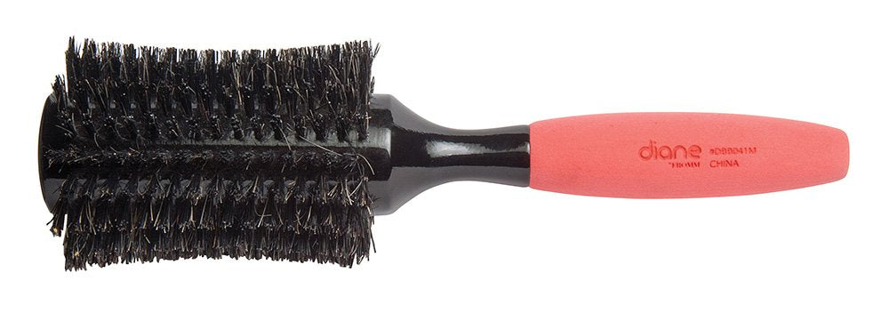 Diane Medium Curved Reinforced Boar Round Thermal Hair Brush, 1.5''