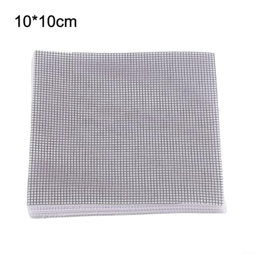 Ardening Gauze Net for Flower Pots, 10x10cm Soil Barrier Mesh Gaskets to Prevent Leakage,Drainage Screens, for Garden Outdoor Potted Plants,White (10) - size: 10