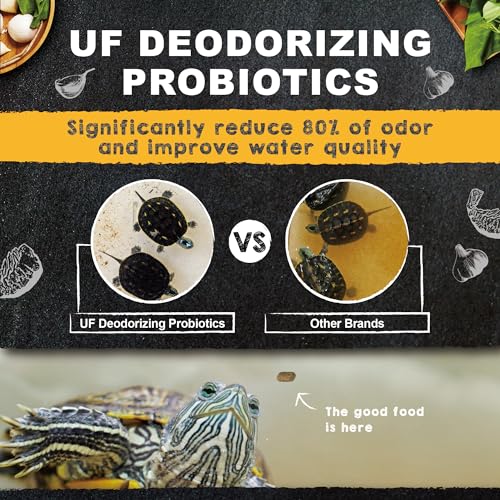 Ultra Fresh Floating Juvenile Turtle Food, All Natural Ingredients, Wild Sword Prawn, w/Deodorizing Probiotics, Juvenile Turtle Deodorizing Nutri Stick 3.35 oz - size: 3.35 Ounce (Pack of 1)