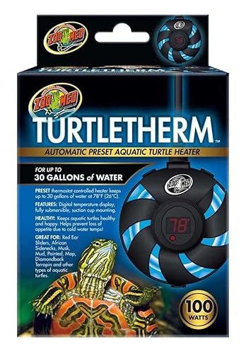 Zoo Med TURTLETHERM Automatic Preset Aquatic Turtle Heater (Up to 100 Gallons) 300 Watt - size: 300 WATT