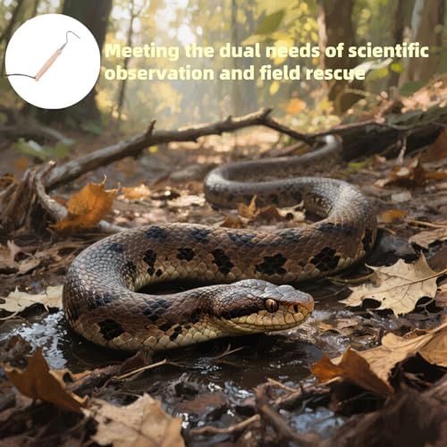 Retractable Hook Professional Telescopic Tool Adjustable Snake Hook for Herpetologists and Wildlife Experts