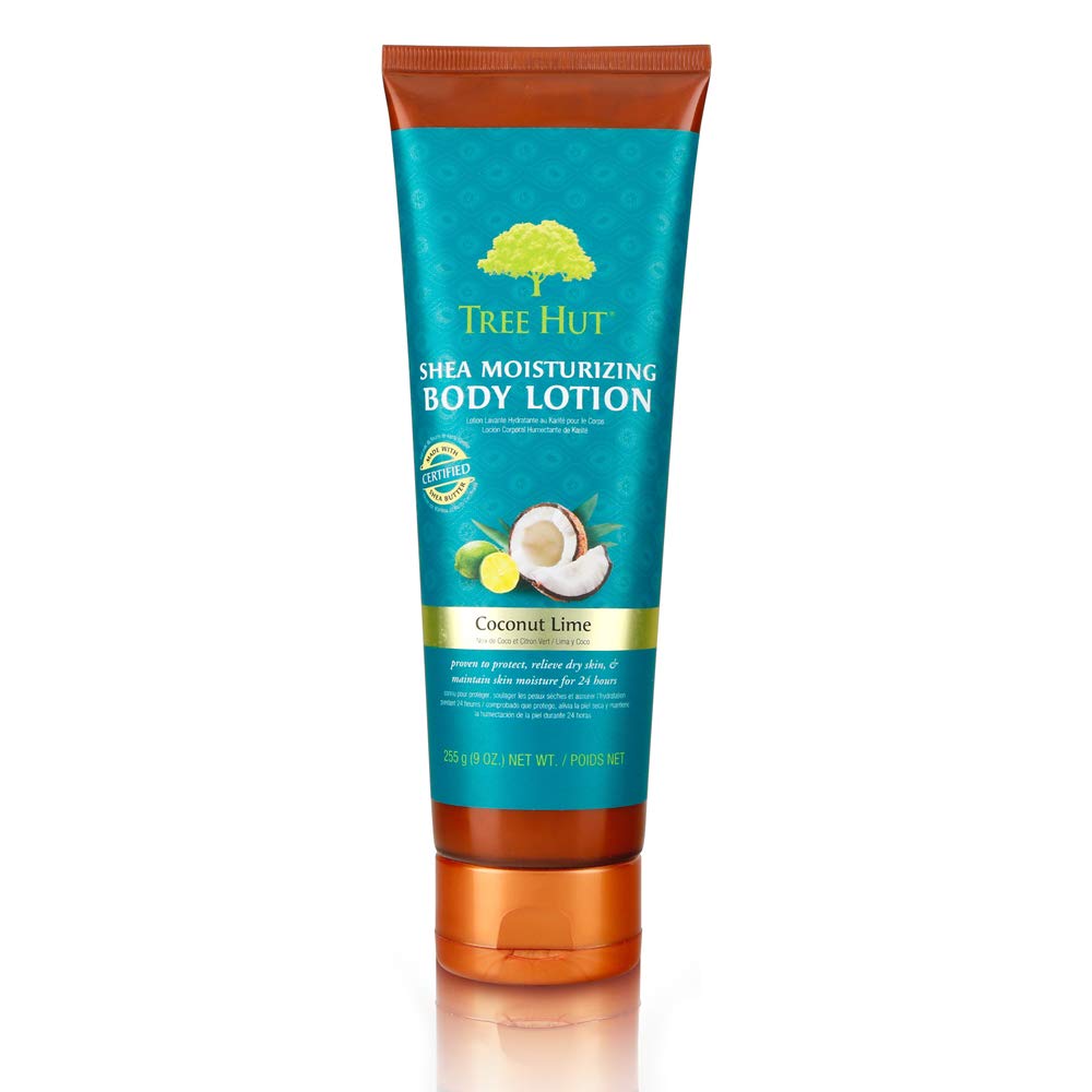 Tree Hut Shea Moisturizing Body Lotion Coconut Lime, 9Oz, Ultra Hydrating Body Lotion For Nourishing Essential Body Care, 9 Fl O