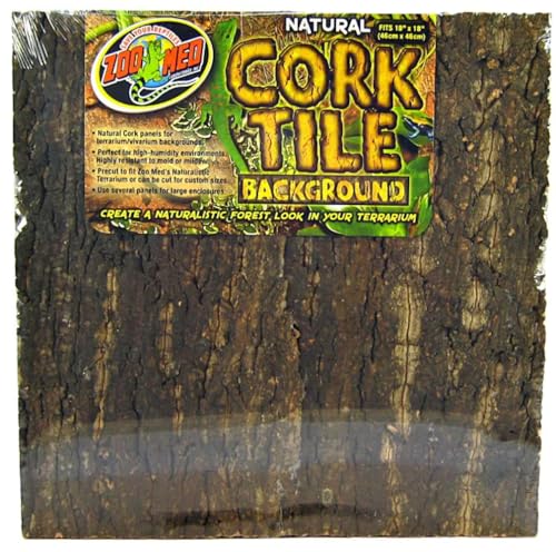 Zoo Med Natural Cork Tile Background, 18 x 18-Inches