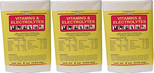 Durvet (3 Pack) 136028 Vitamins & Electrolytes, 8 oz