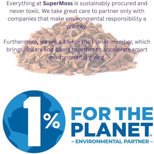 SuperMoss (23110) Orchid Potting Bark, 100% Natural Douglas Fir Bark, 1/4", 4 Quarts - size: 231 Cu. In., style: 1/4"