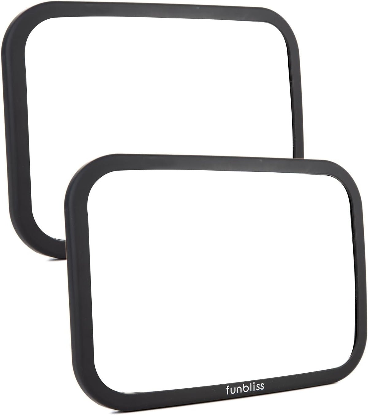 Funbliss Baby Car Mirror for Rear Facing Seat | 360° Rotation, Safety Certified Shatterproof Acrylic Glass, Clear Wide View,Infant Mirror for Car Seat Rear Facing