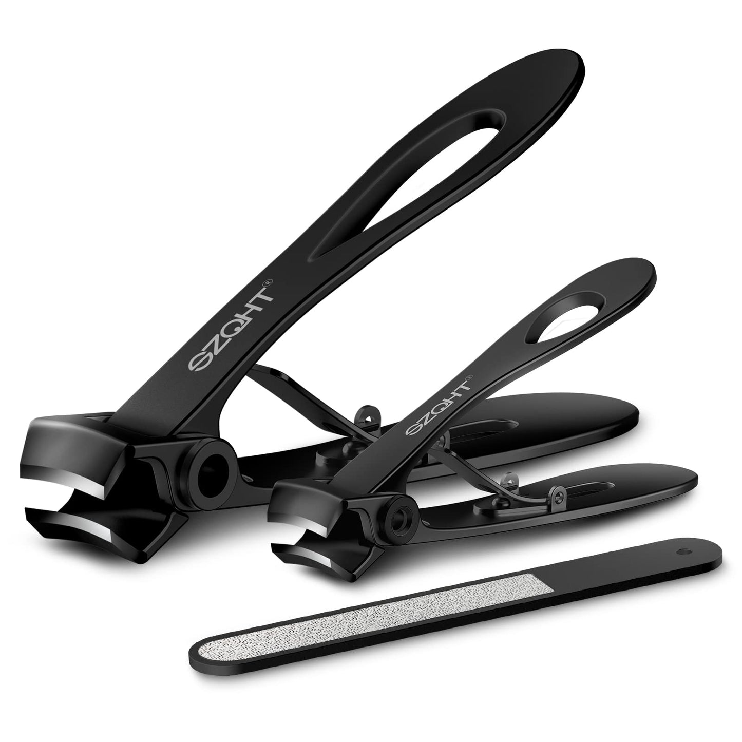 Szqht Extra Wide Jaw Opening Nail Clippers For Thick Nails Cutter For Ingrown Toenail Clippers & Fingernails Manicure Set,Pedicu