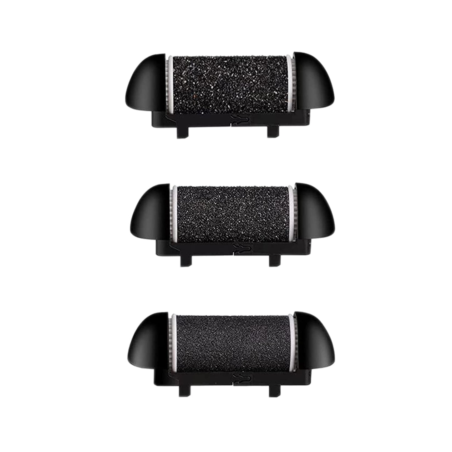 Extra Coarse 3 Refill Rollers For Electric Feet Callus Remover, Replacement Rollers Heads Foot Care Pedicure Tools 3 Pack- 1 Ext