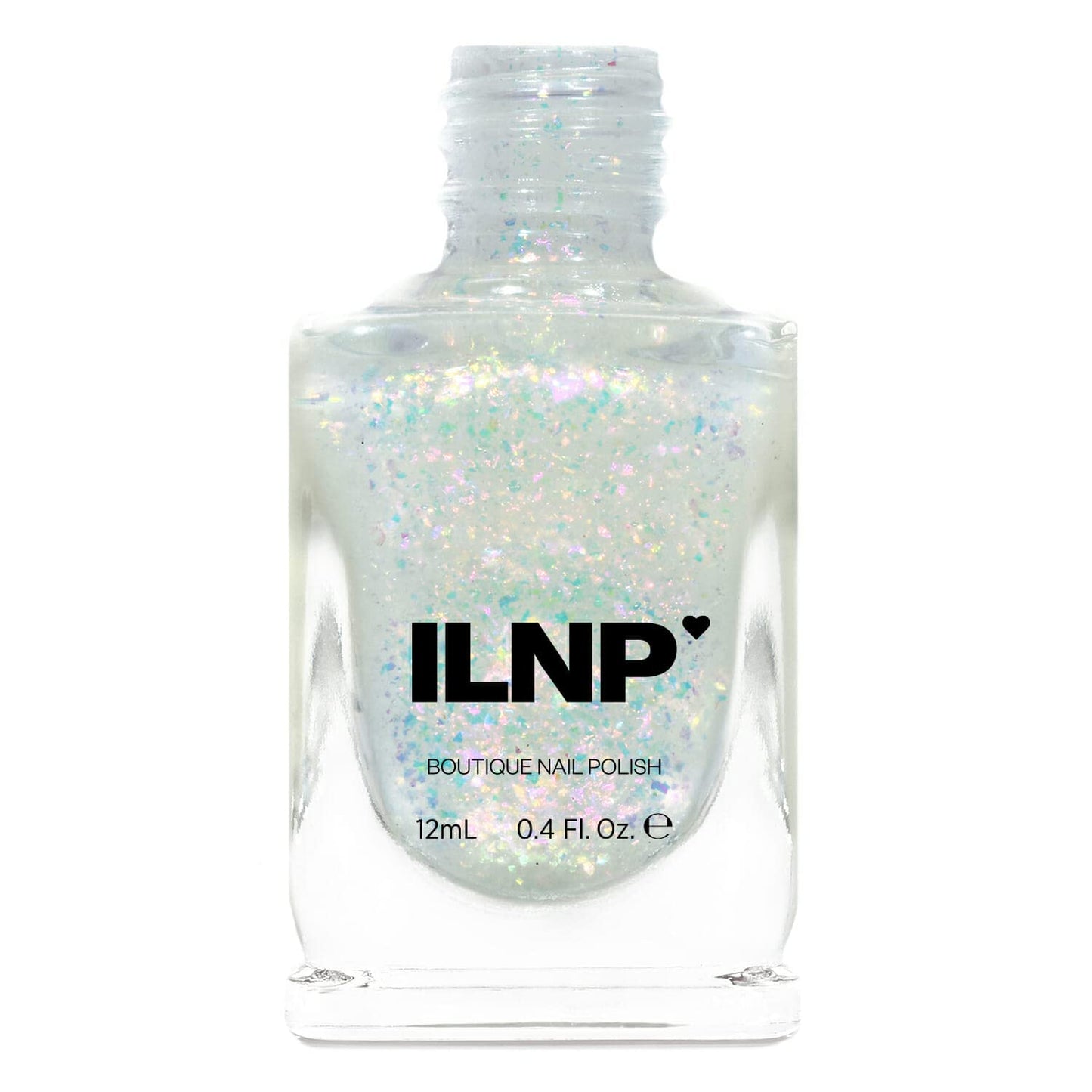 Ilnp Lovebird - Red, Orange, Gold, Green Color Shifting Iridescent Flakie Topper Nail Polish