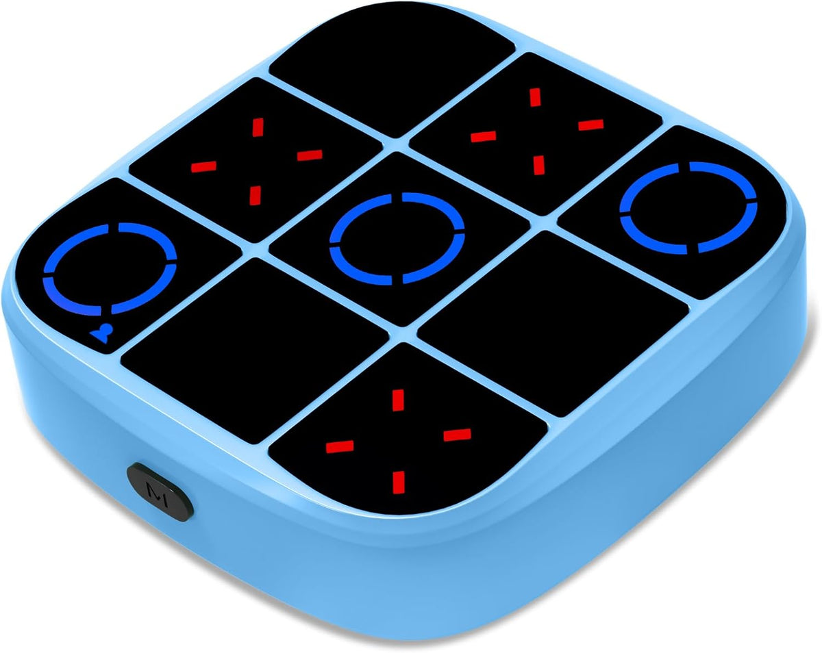 4-in-1 Tic-Tac-Toe Bolt Game: Handheld Puzzle Console for Educational & Memory Growth