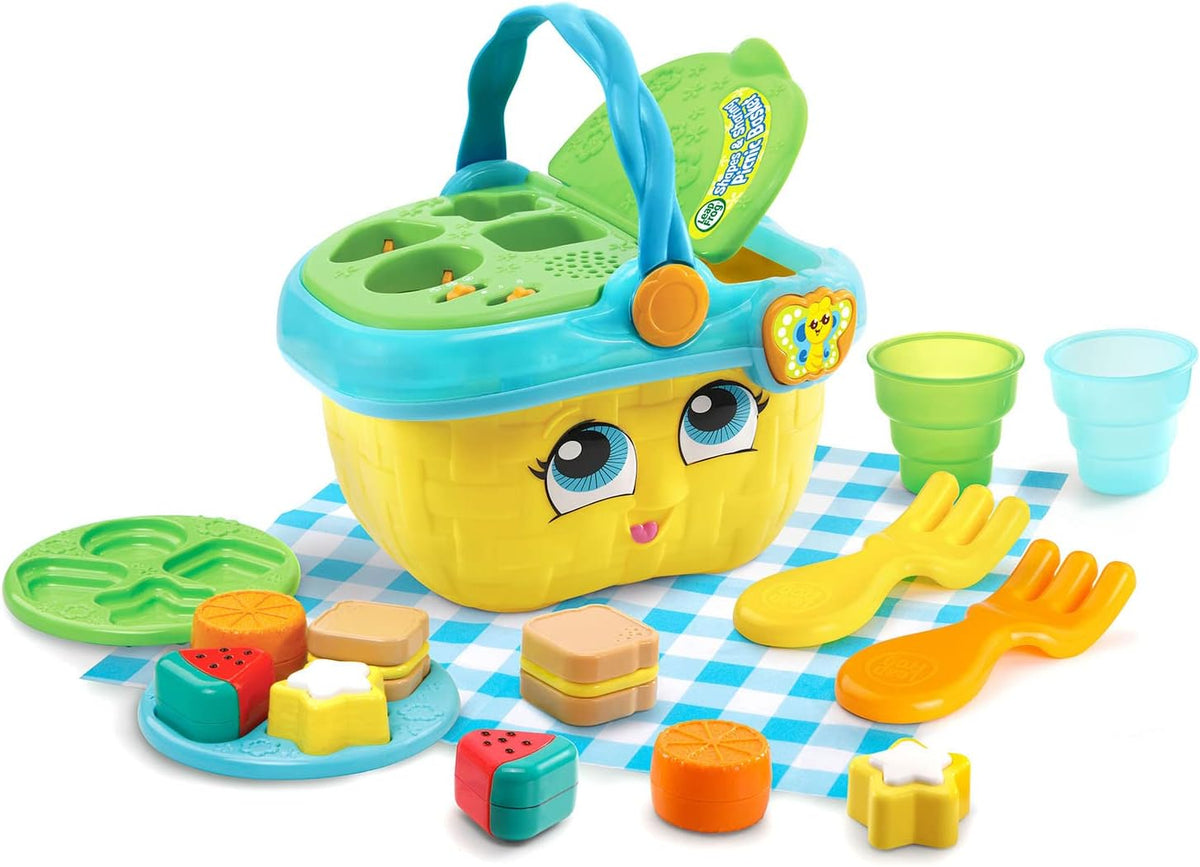 LeapFrog Shapes and Sharing Picnic Basket, Pink